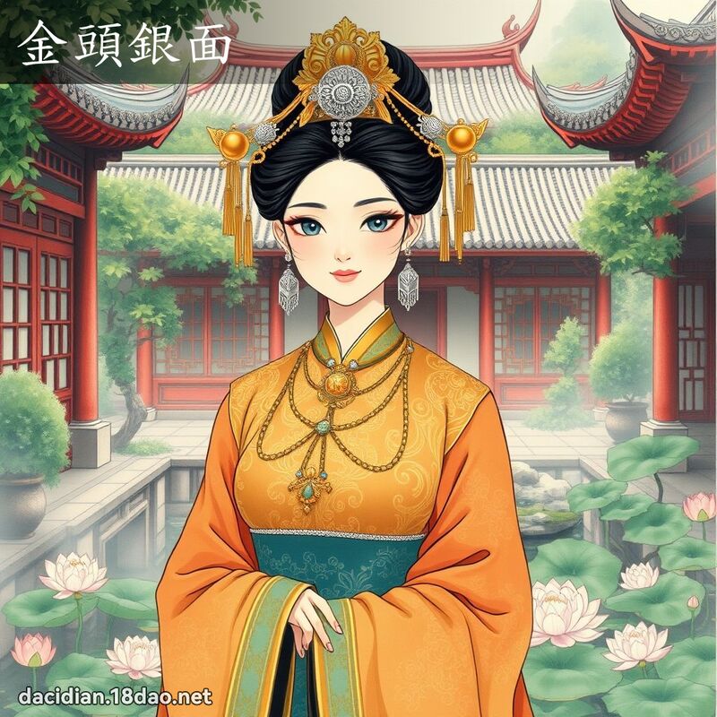 金頭銀面 配图
