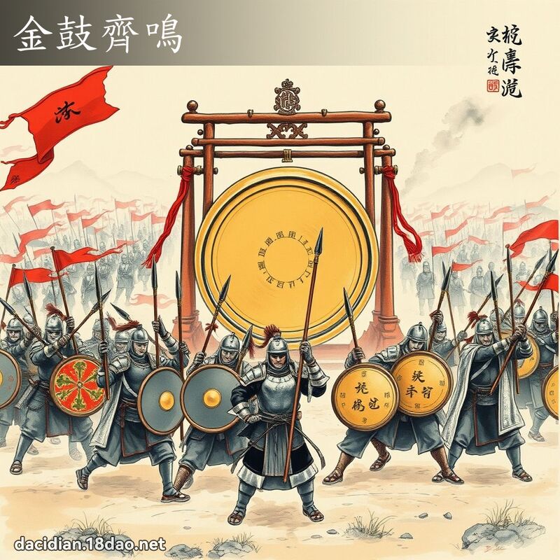 金鼓齊鳴 配图
