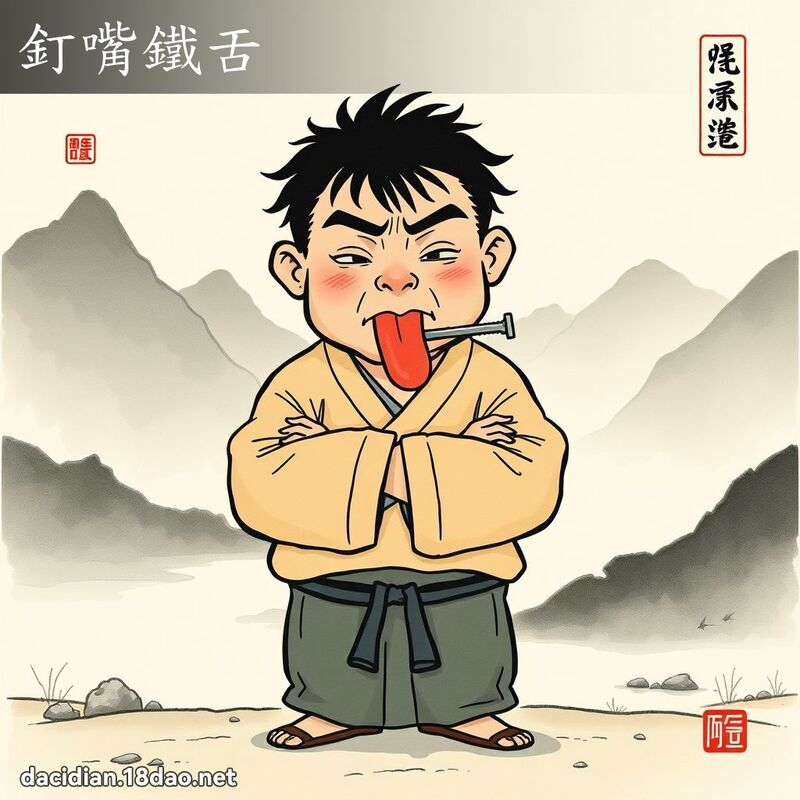 釘嘴鐵舌 配图