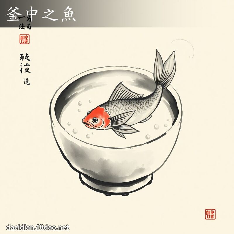 釜中之魚 配图