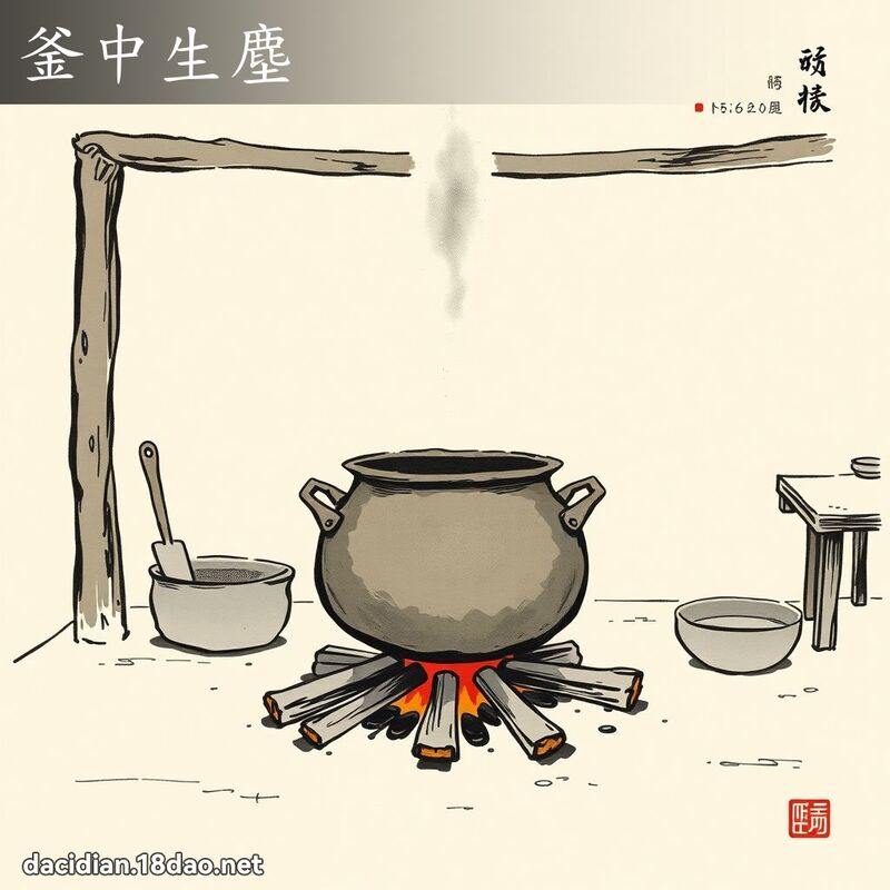 釜中生塵 配图