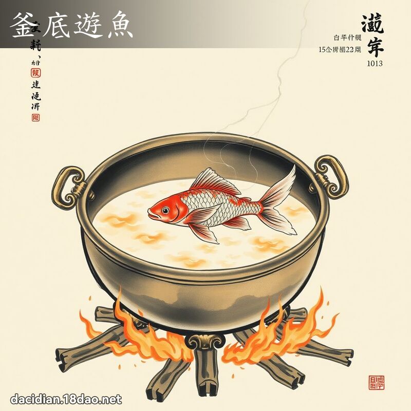 釜底遊魚 配图