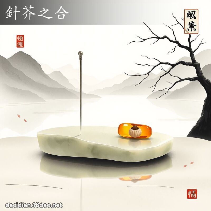 針芥之合 配图