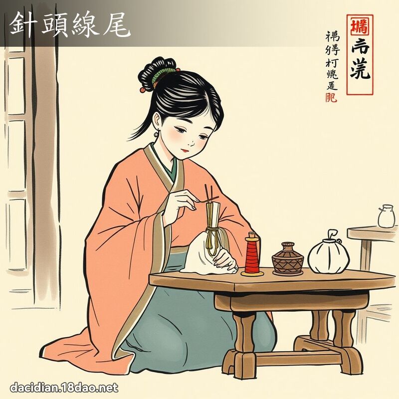 針頭線尾 配图