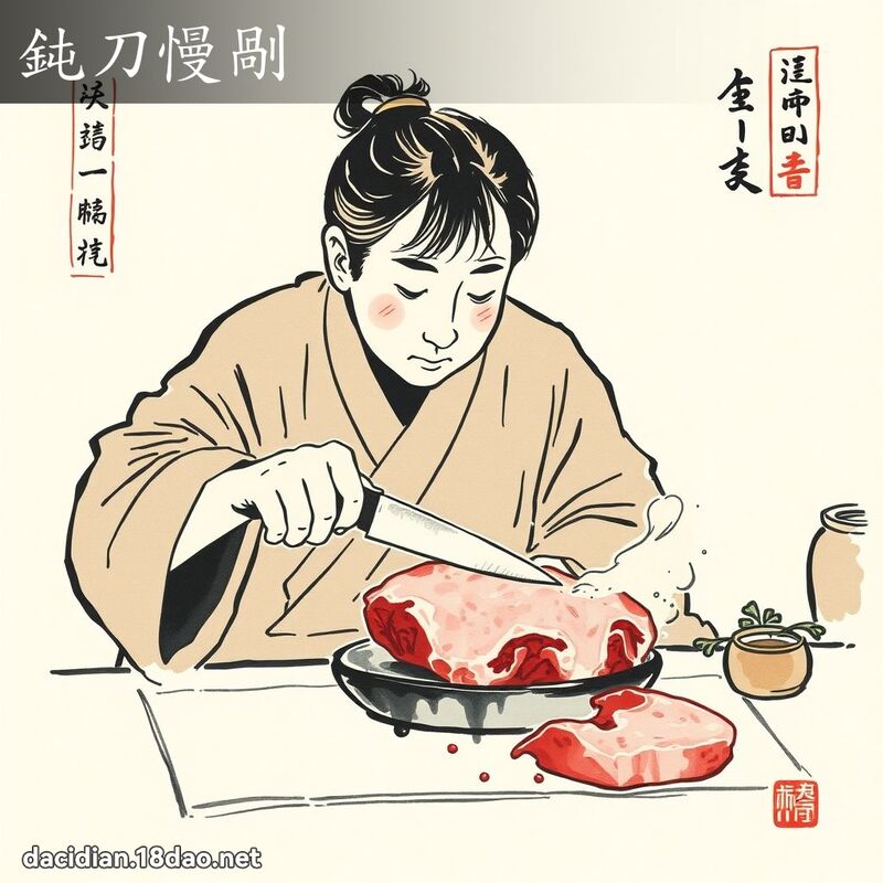 鈍刀慢剮 配图