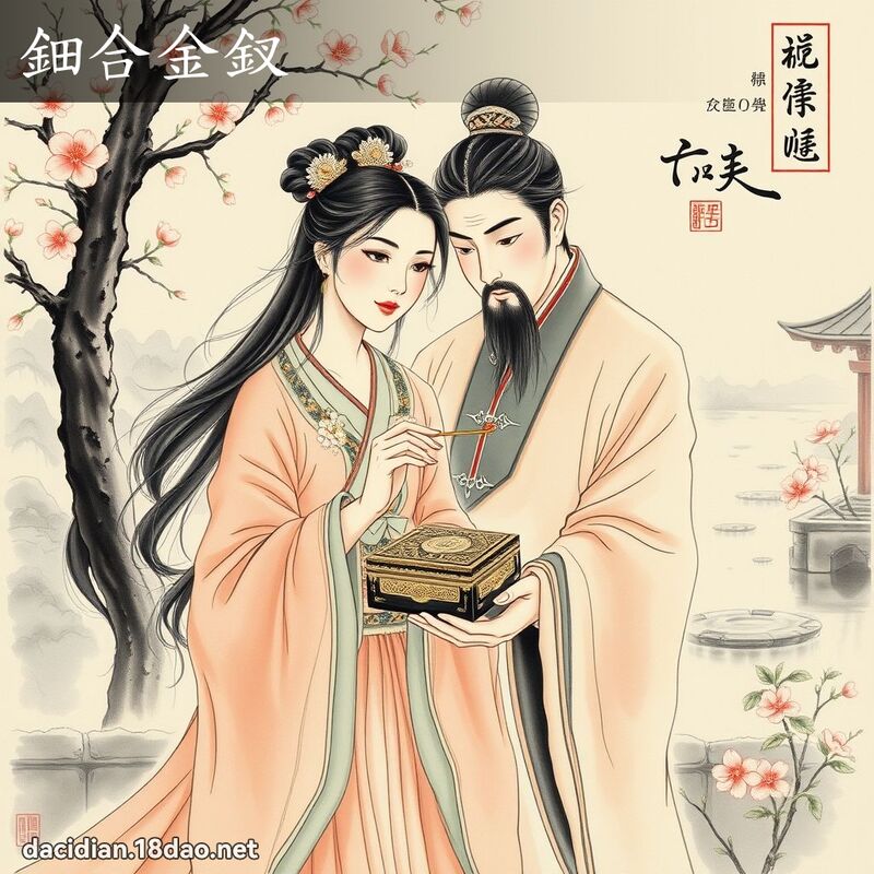 鈿合金釵 配图
