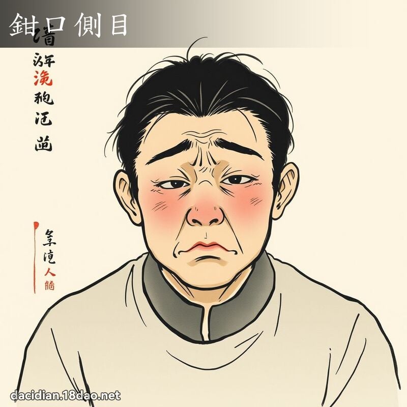 鉗口側目 配图