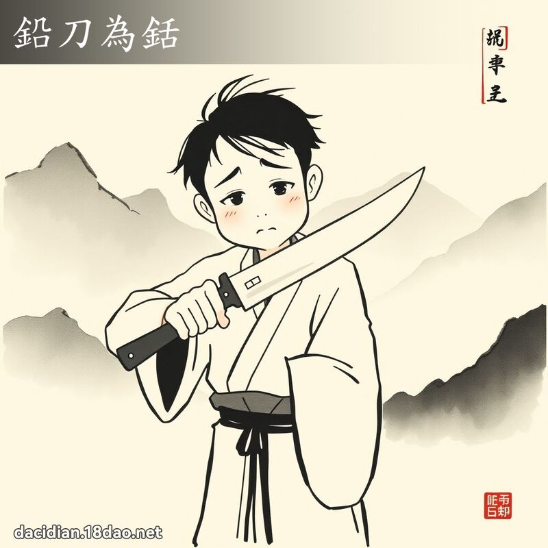鉛刀為銛 配图