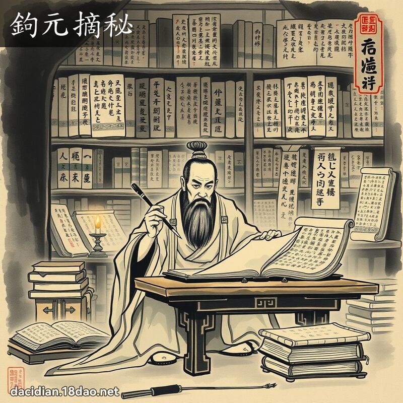 鉤元摘秘 配图