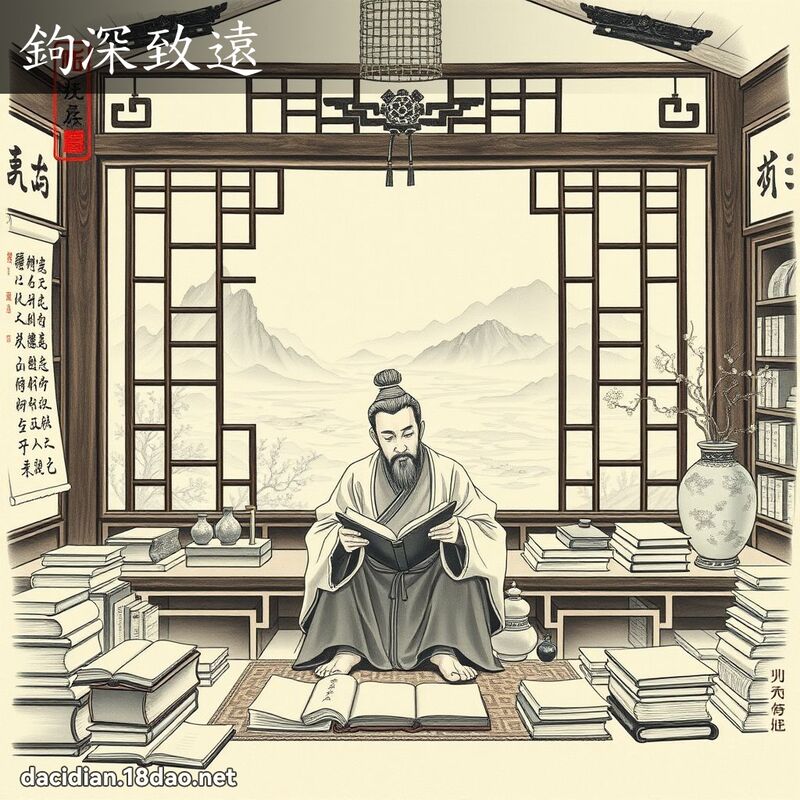 鉤深致遠 配图