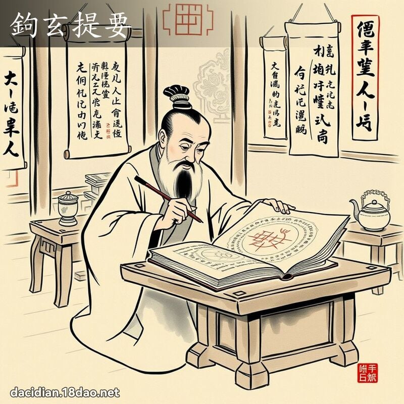 鉤玄提要 配图