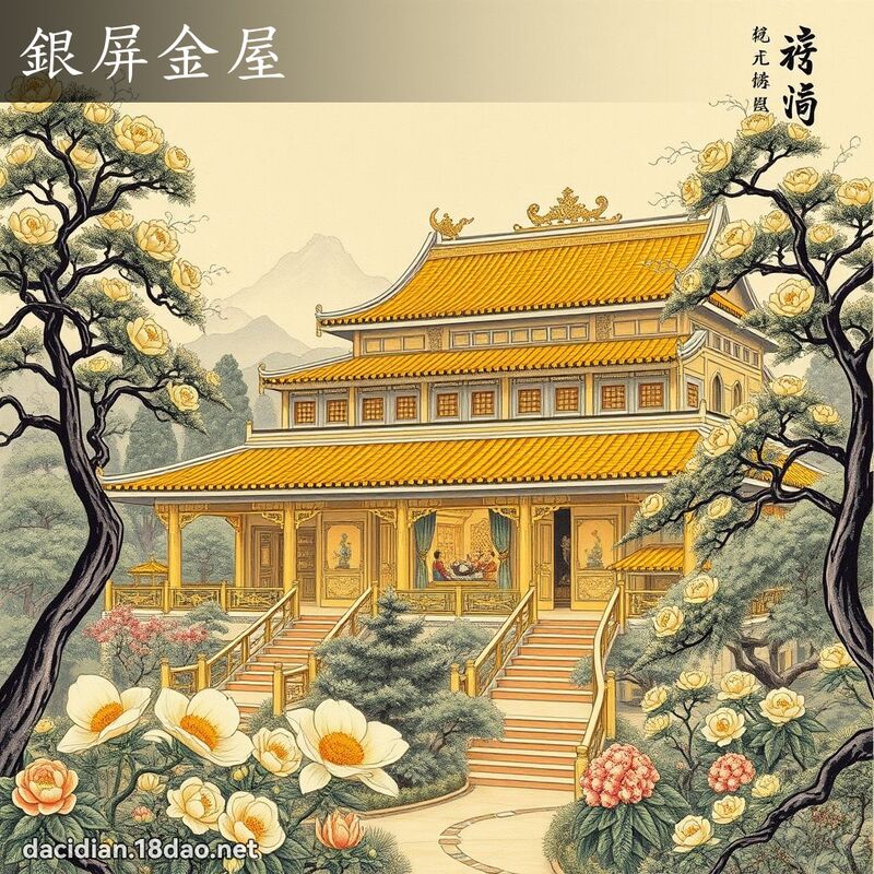 銀屏金屋 配图