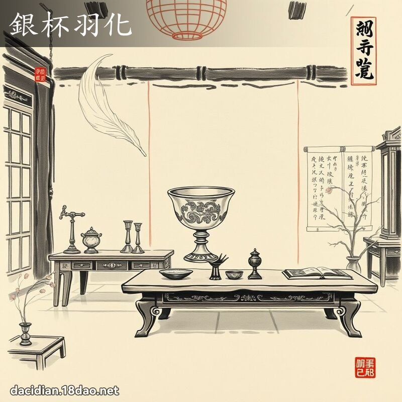 銀杯羽化 配图