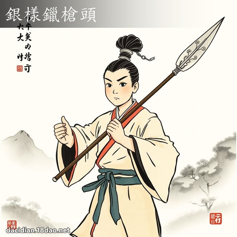 銀樣鑞槍頭 配图