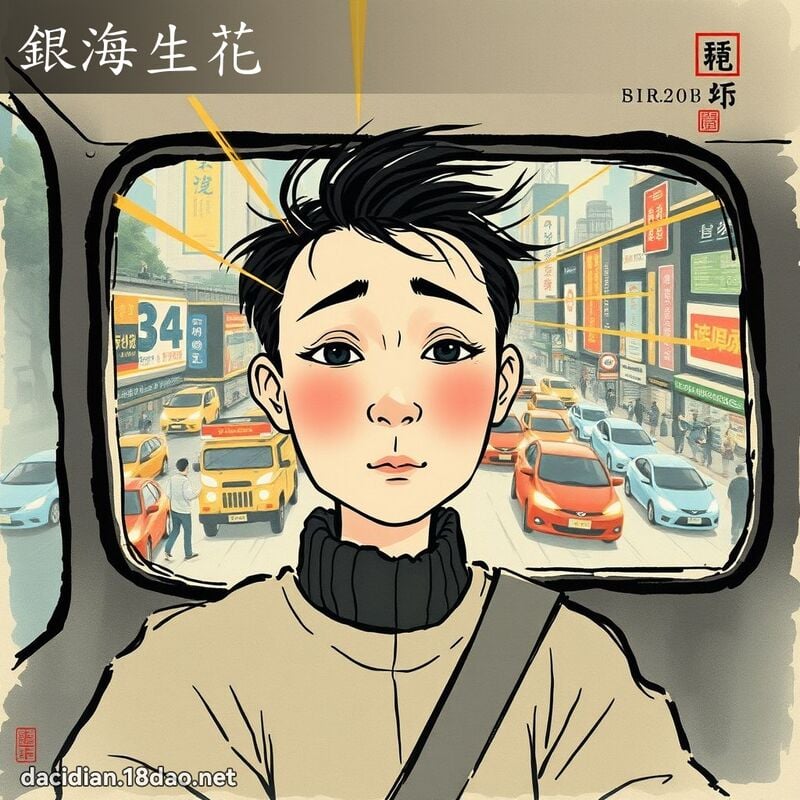 銀海生花 配图