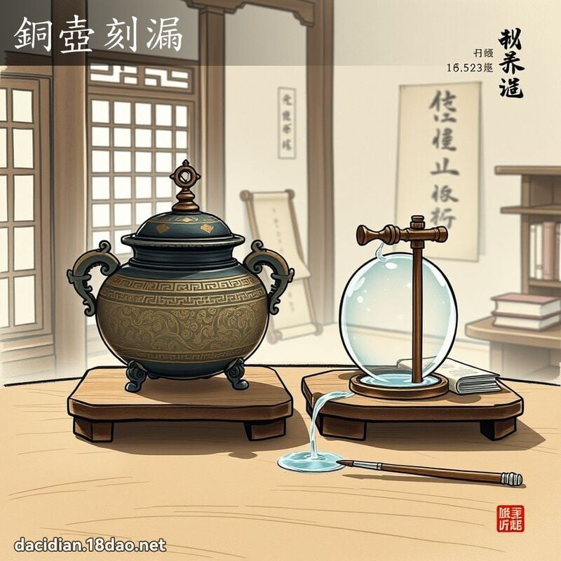 銅壺刻漏 配图