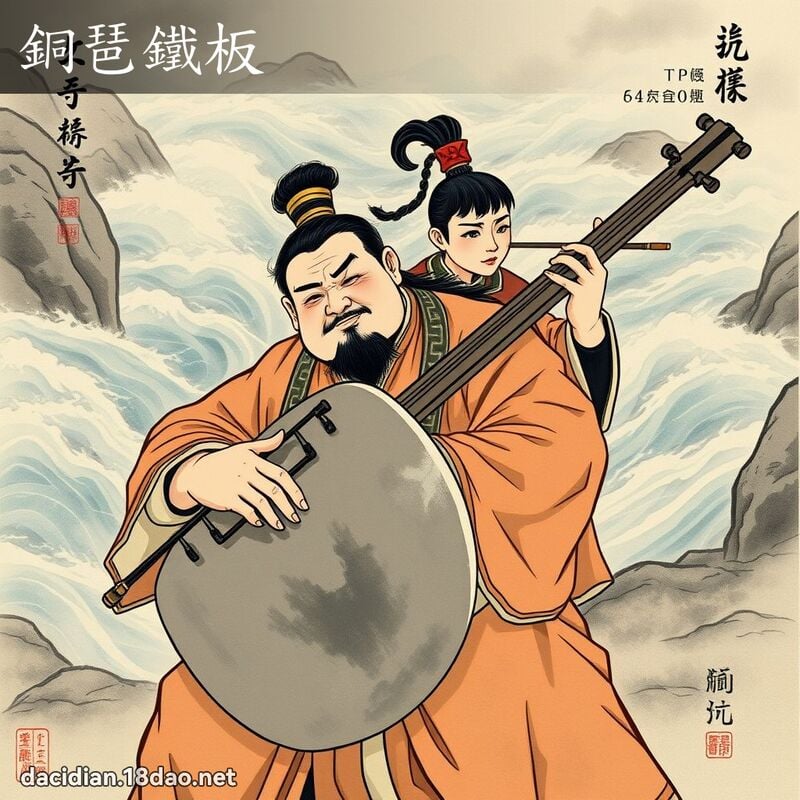 銅琶鐵板 配图