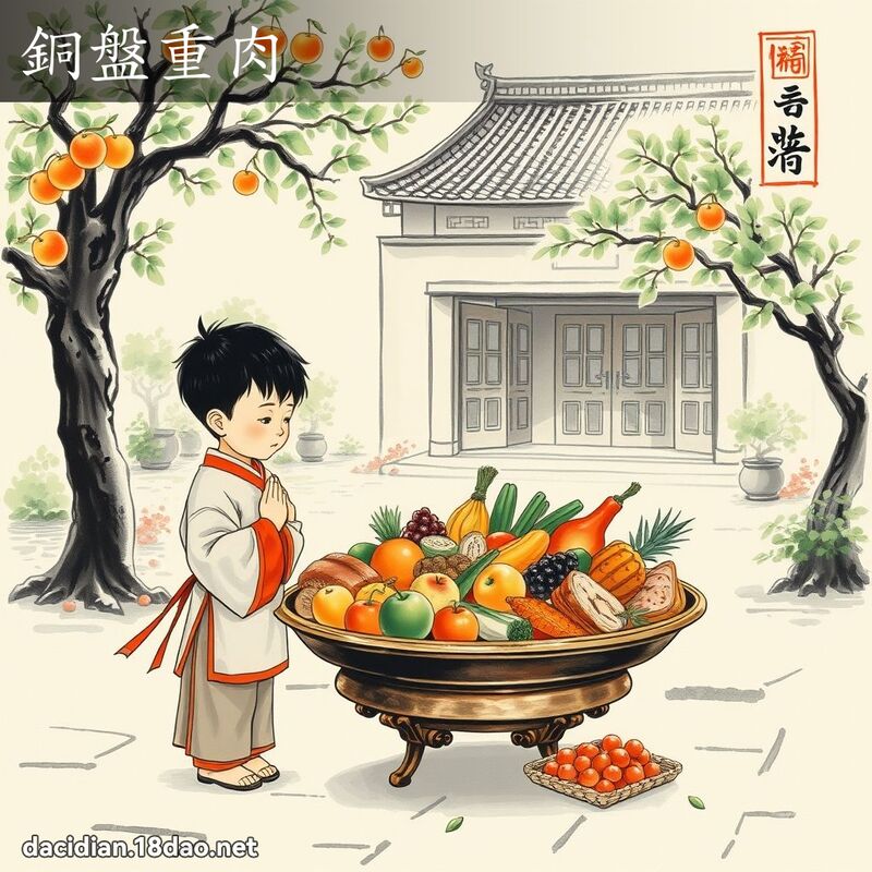 銅盤重肉 配图