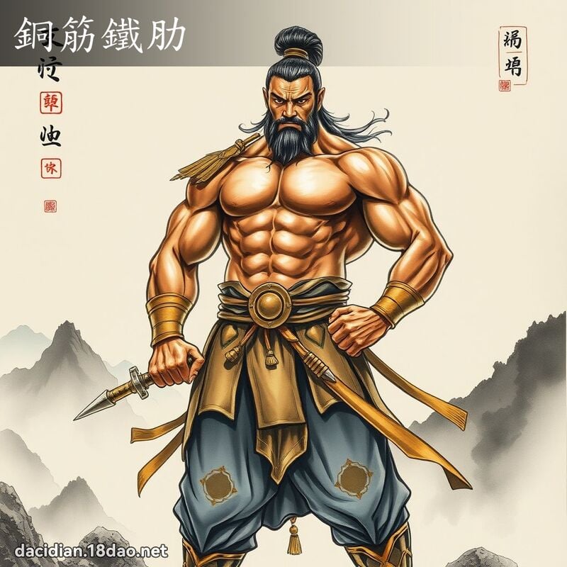 銅筋鐵肋 配图