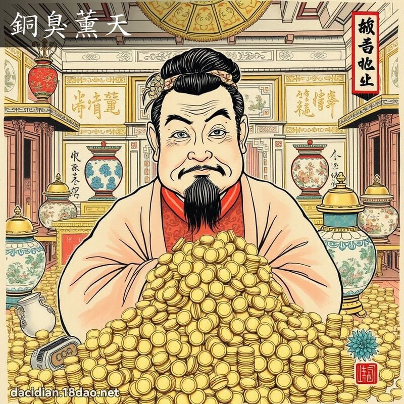 銅臭薰天 配图