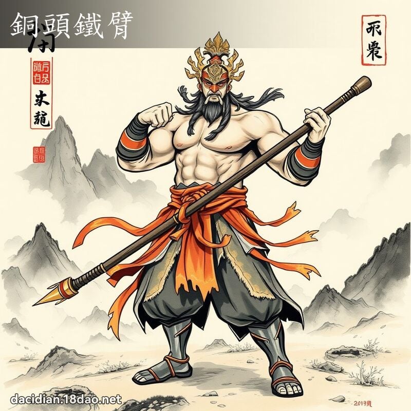 銅頭鐵臂 配图