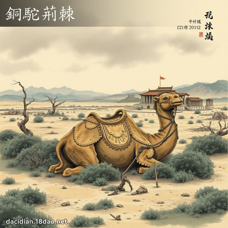 銅駝荊棘 - 中華成語配圖