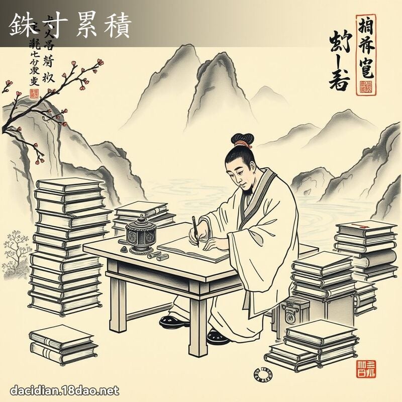 銖寸累積 配图