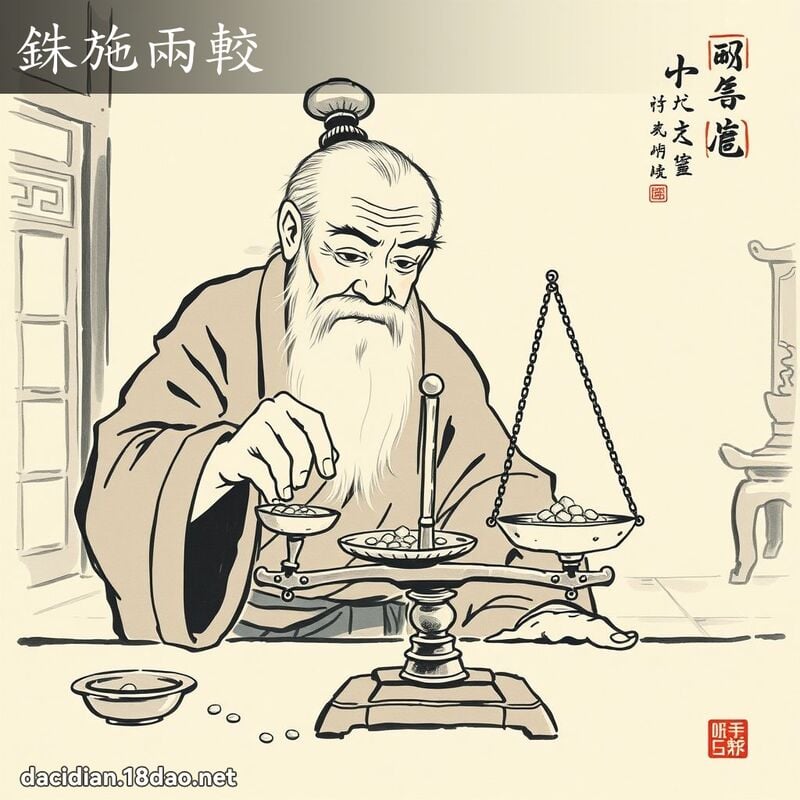 銖施兩較 配图