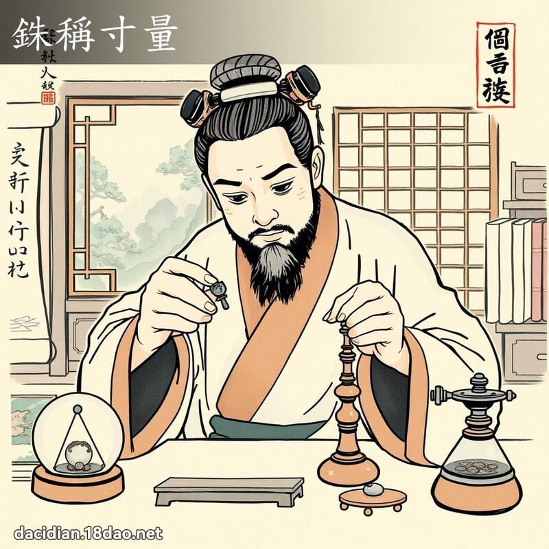 銖稱寸量 配图