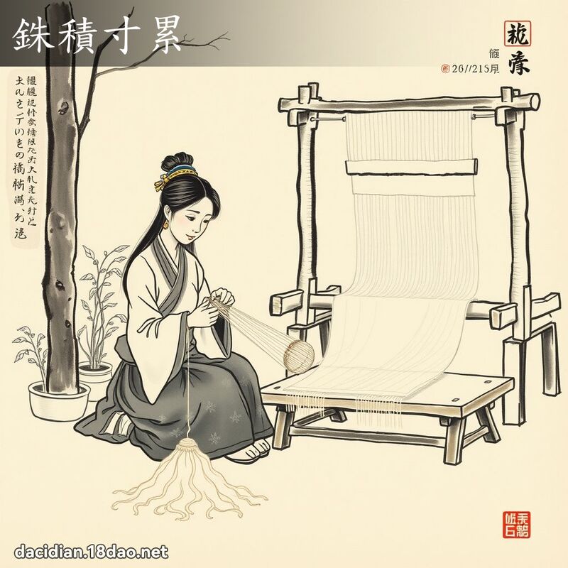 銖積寸累 配图