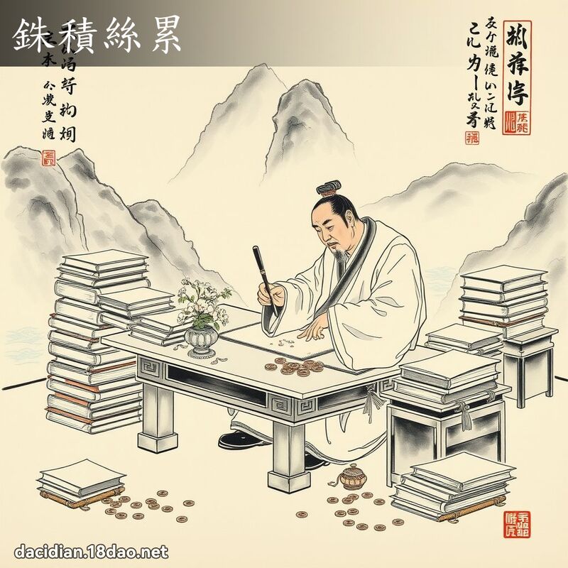銖積絲累 配图