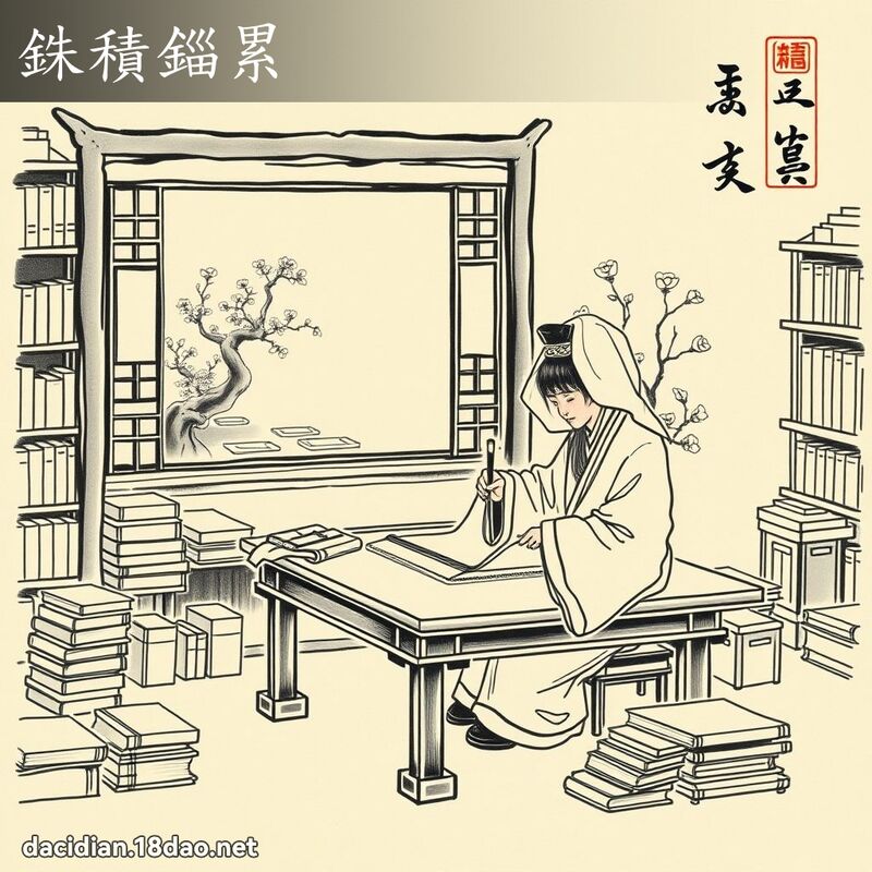 銖積錙累 配图