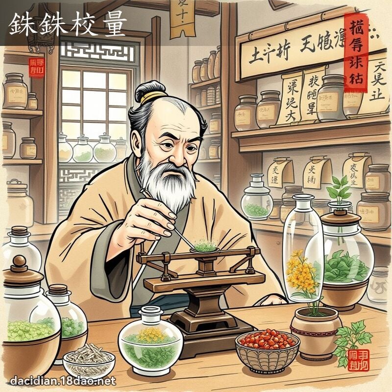 銖銖校量 配图