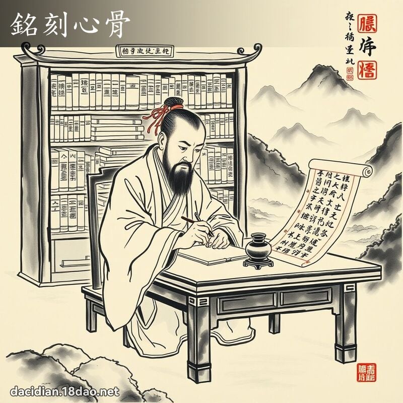 銘刻心骨 配图