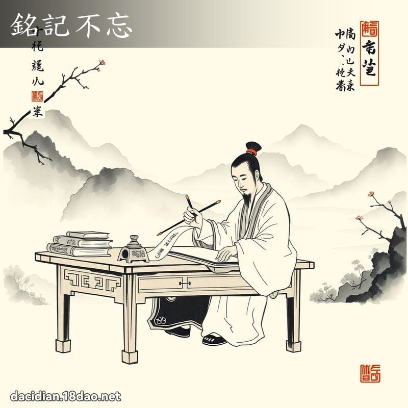 銘記不忘 配图