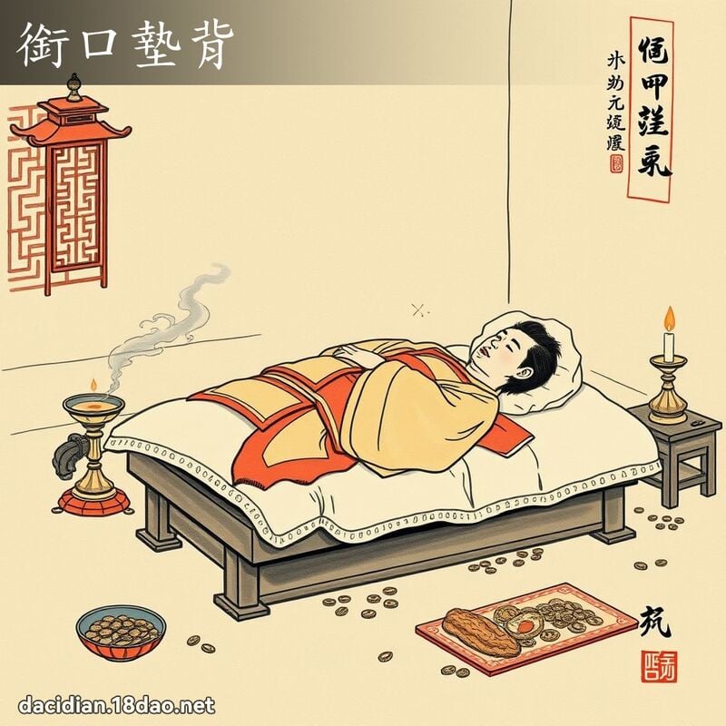 銜口墊背 配图