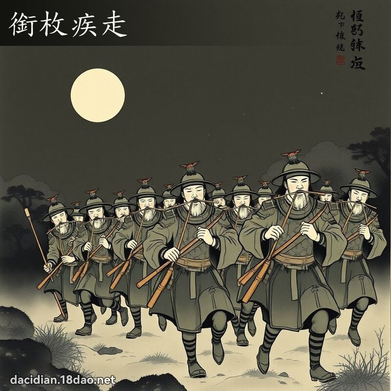 銜枚疾走 配图