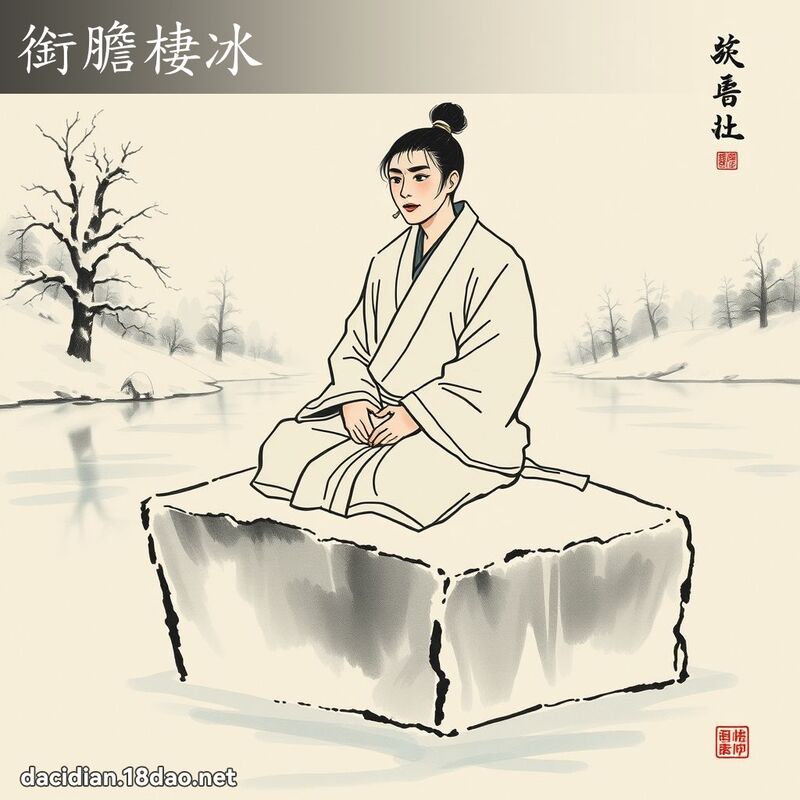 銜膽棲冰 配图