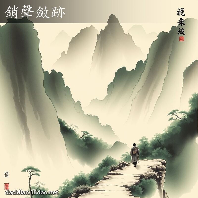 銷聲斂跡 配图