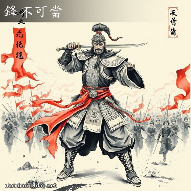 鋒不可當 配图