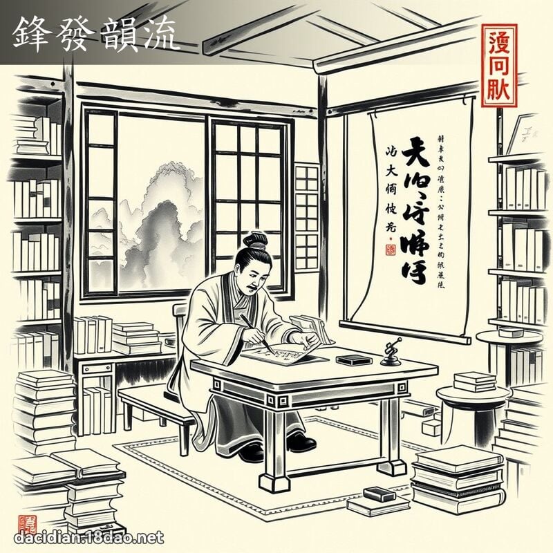鋒發韻流 配图