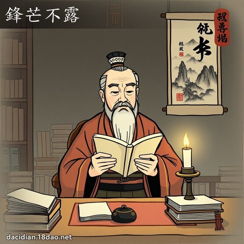 鋒芒不露 配图