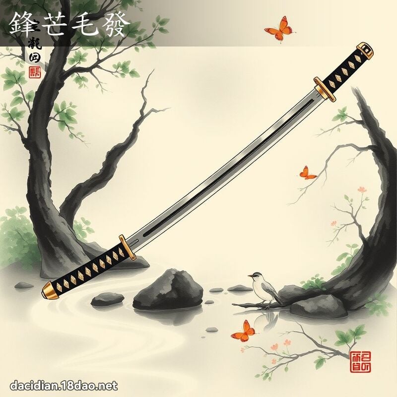 鋒芒毛發 配图