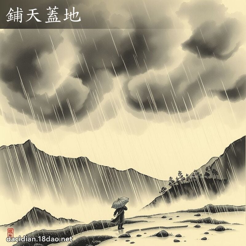鋪天蓋地 配图