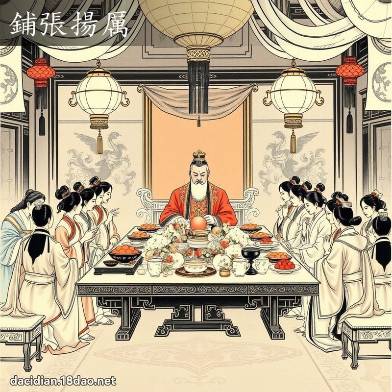 鋪張揚厲 配图