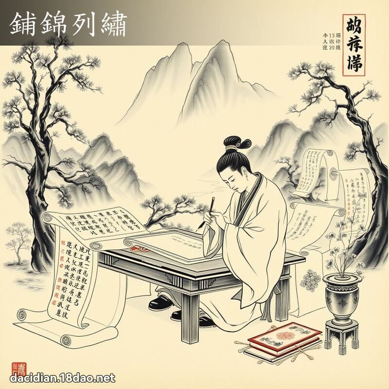 鋪錦列繡 配图