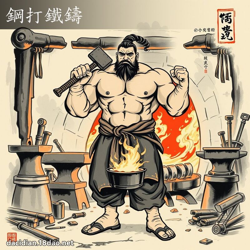鋼打鐵鑄 配图