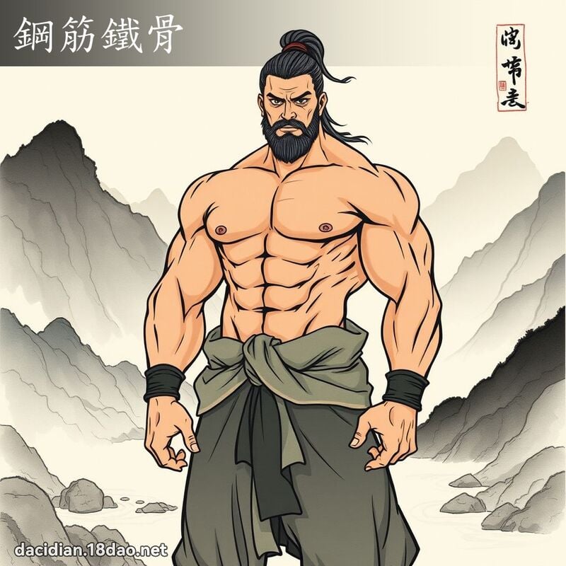 鋼筋鐵骨 配图