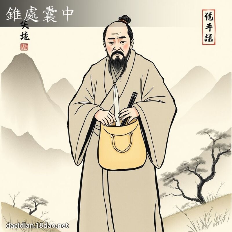 錐處囊中 配图