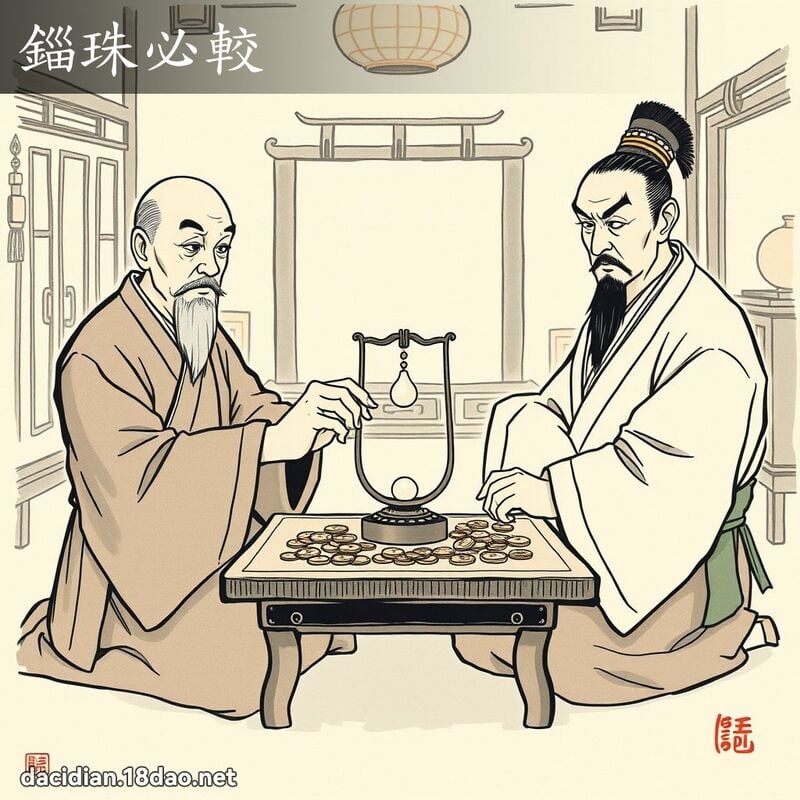 錙珠必較 配图